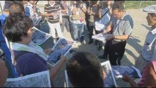 大川小で現地調査実施 遺族立ち会いで石巻市教委