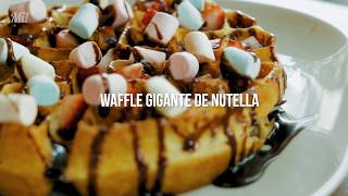 Waffle Gigante De Nutella En Flavorcup