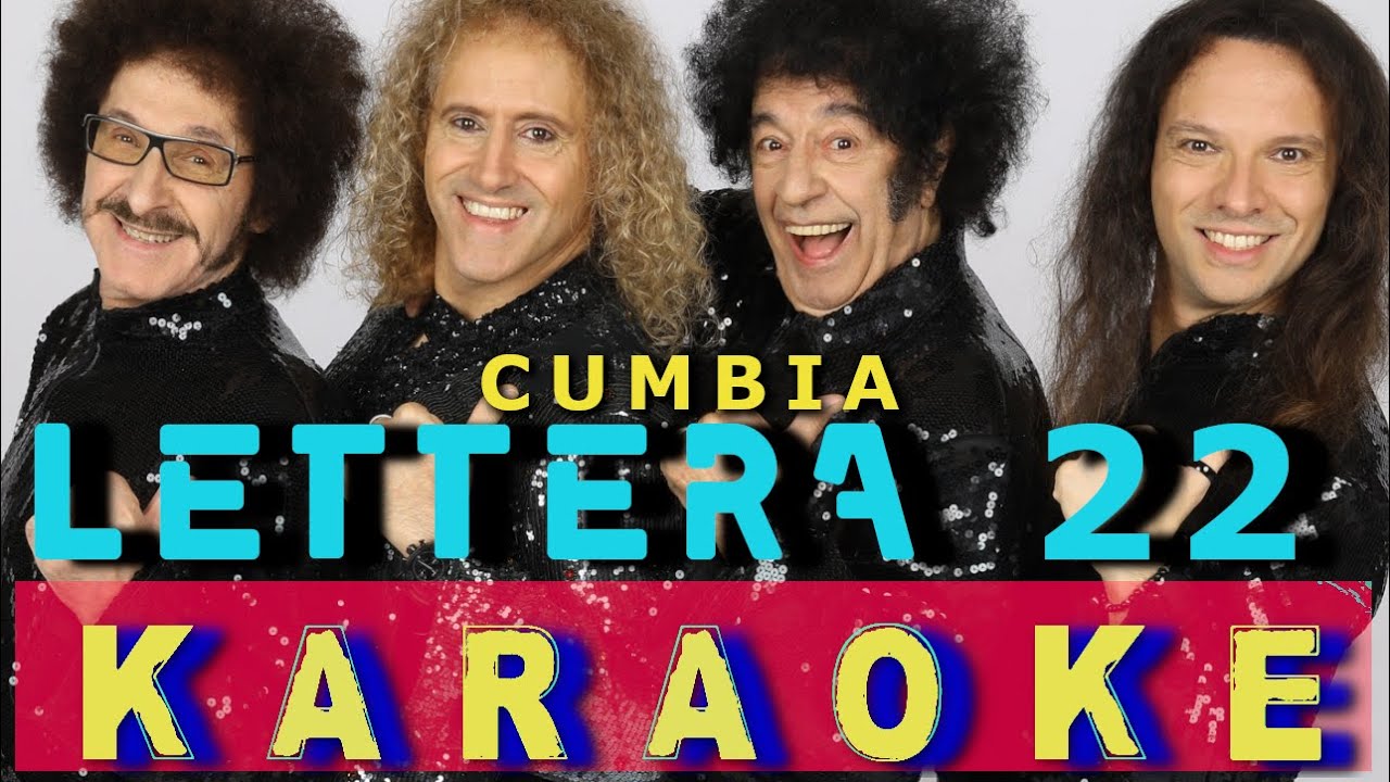 Lettera 22 Cugini di Campagna Cumbia Karaoke originale YouTube