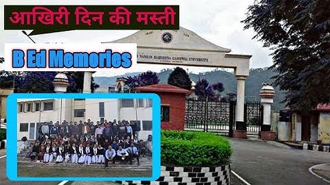 B.Ed Last Day Memories- 2021 //H.N.B.G.U // B.Ed Drama prectical (EPC) //Heaven on earth 🌎