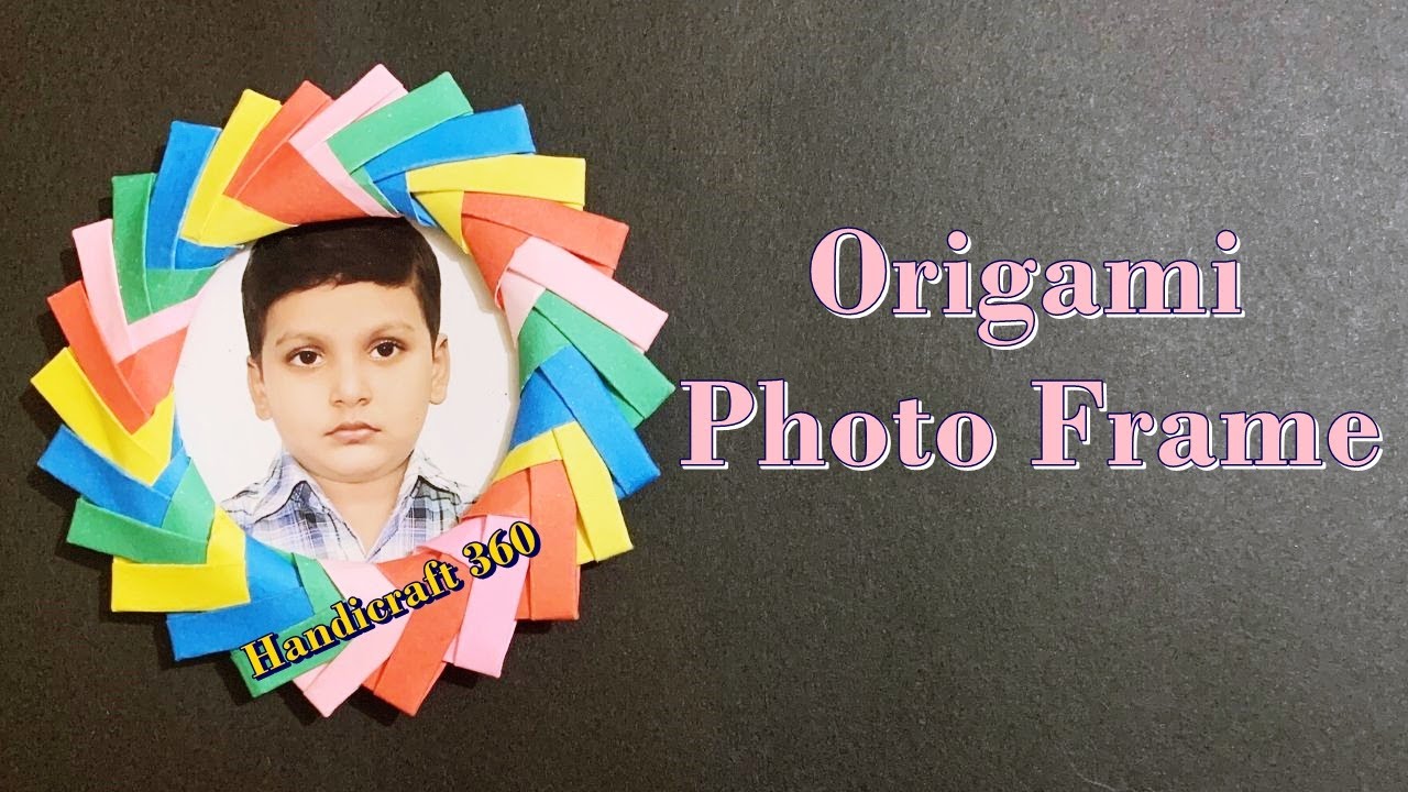 Cute Mini Photo Frame | Origami Photo Frame | Simple Photo Frame ...