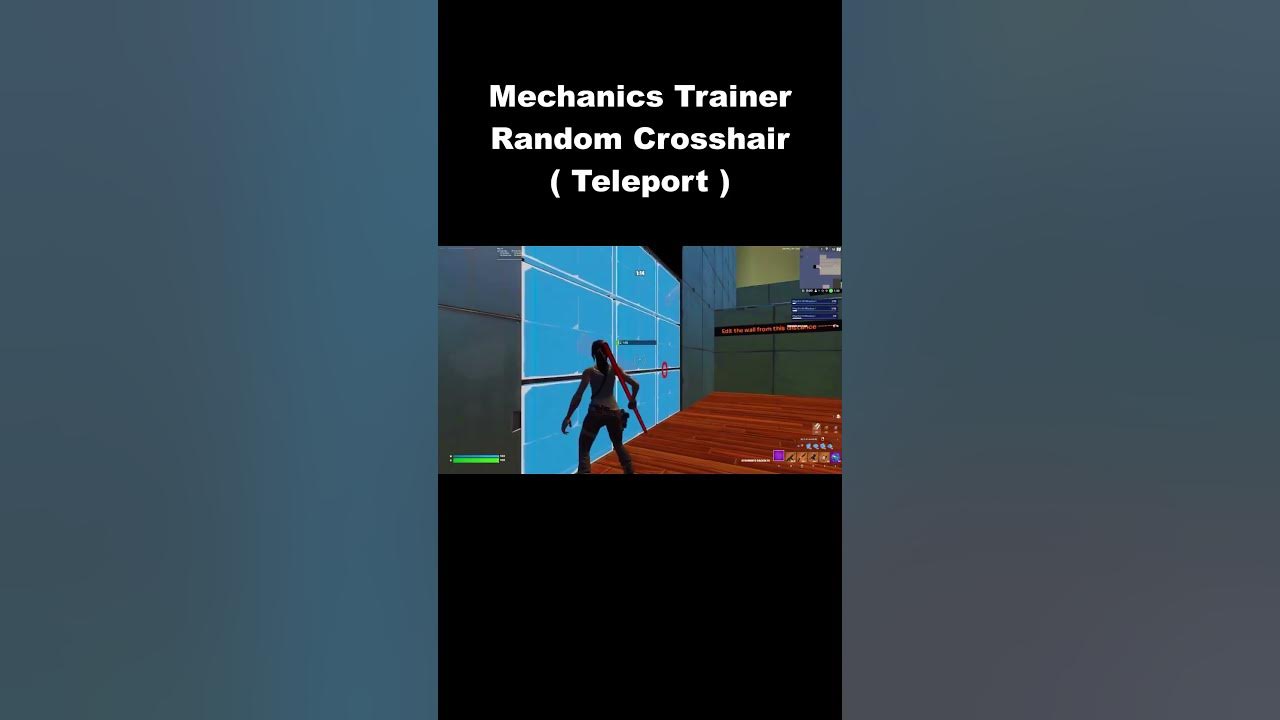 Fortnite mechanics training map chapter 4 crosshair how to get