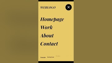 Full Screen Overlay Responsive Navigation Bar Design Using Html, Css And Gsap