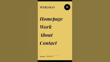 Full Screen Overlay Responsive Navigation Bar Design Using Html, Css And Gsap