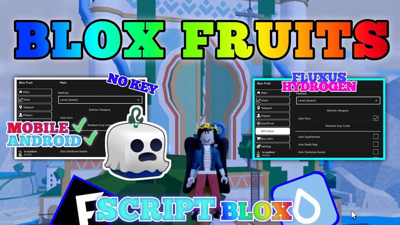 Blox Fruits Keyless Script Mobile Update 20 Auto Farm | Smooth | Auto