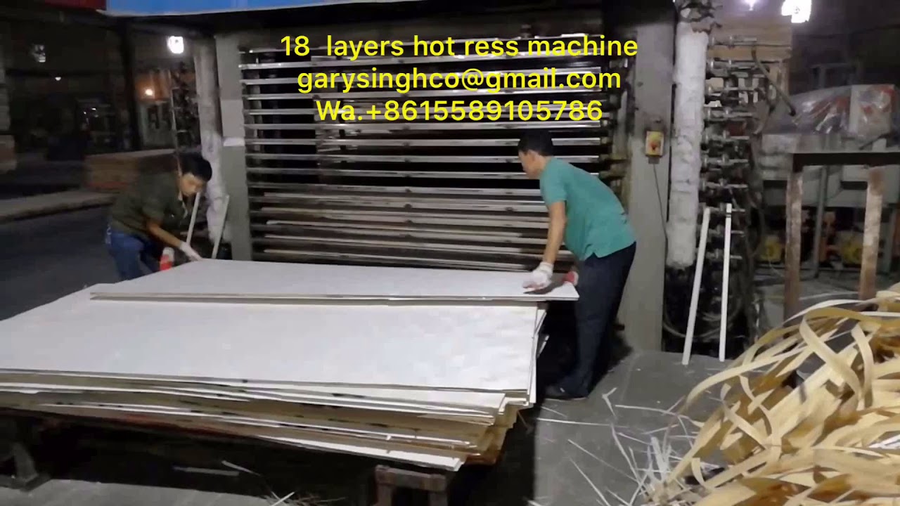 Incredible Plywood  Machinery hot  press  machine press  mesin  