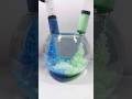 Silver Blue vs Silver Green 💙💚 | Most Satisfying Color Mix Ever #Shorts #satisfying #colormixing