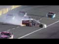 NASCAR McClure Crashes In A Shower Of Sparks Charlotte Motor Speedway 2013 