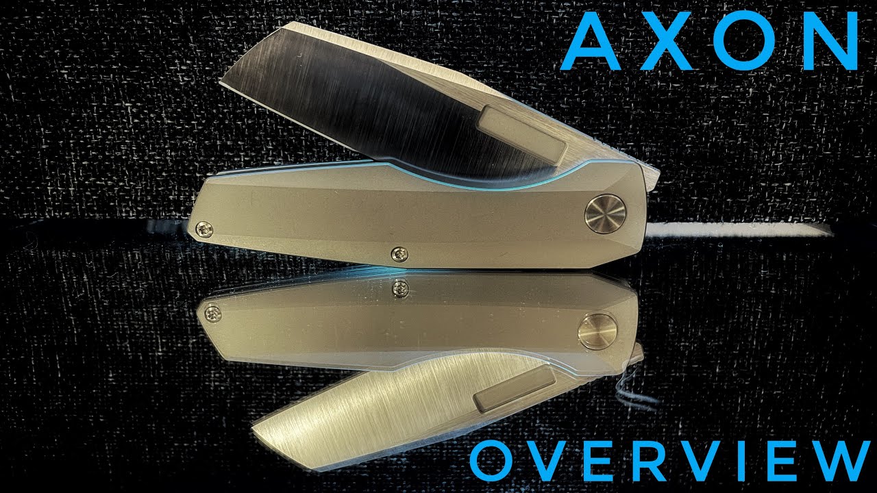 Vero Engineering Axon - Titanium Frame Lock - Knife Overview - YouTube
