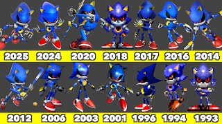 Evolution Of Metal Sonic Game Graphics In Sega And Nintendo Games 1993-2025