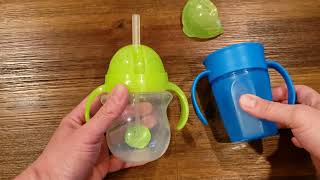 Product Review P0095 - Infant Training Cup Comparison - Dr. Brown's vs Munchkin