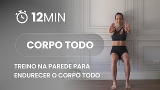 Treino na parede para endurecer o corpo todo em casa - Carol Borba