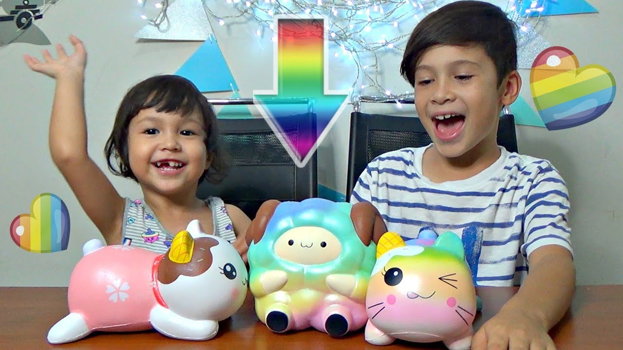 rainbow sheep squishy