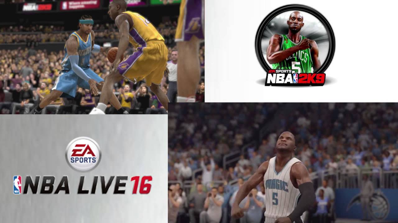 NBA Live 16 Graphics vs NBA 2K9 Graphics