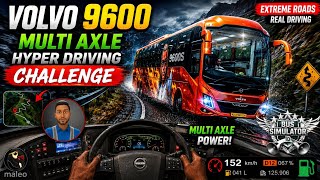 Volvo 9600 Extreme ☠️ Driving in Bus simulator indonesia #bussid  screenshot 5