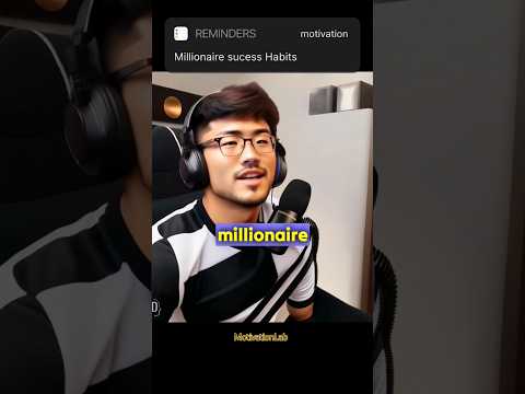 MILLIONAIRE success Habits