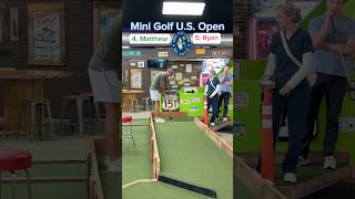 4 Matthew Vs 5 Ryan Round 1 2024 Mini Golf Us Open holes 12 golf minigolf puttputt viral
