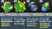 全67種 ポケモンきのみ解説 モチーフ 味 効果 Youtube