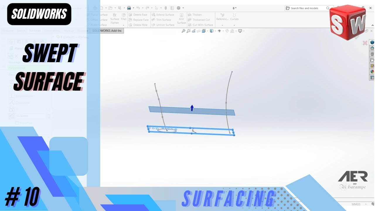 Revolved Surface Variations | Surfacing | Solidworks Tutorial | Stage ...