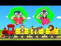 Train Choo Choo Song | Learn Colors & Animal Sounds | Best Kids Songs & Nursery Rhymes #toddlersongs