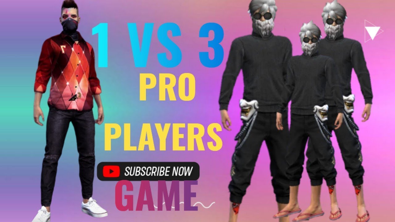 free fire 1 vs 3 clutch full gameplay video https://youtube.com/@SAGAR ...