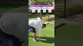 Mini Golf Tournament #6 (Hole 17) #golf #minigolf #viral #sports #puttputt #tournament