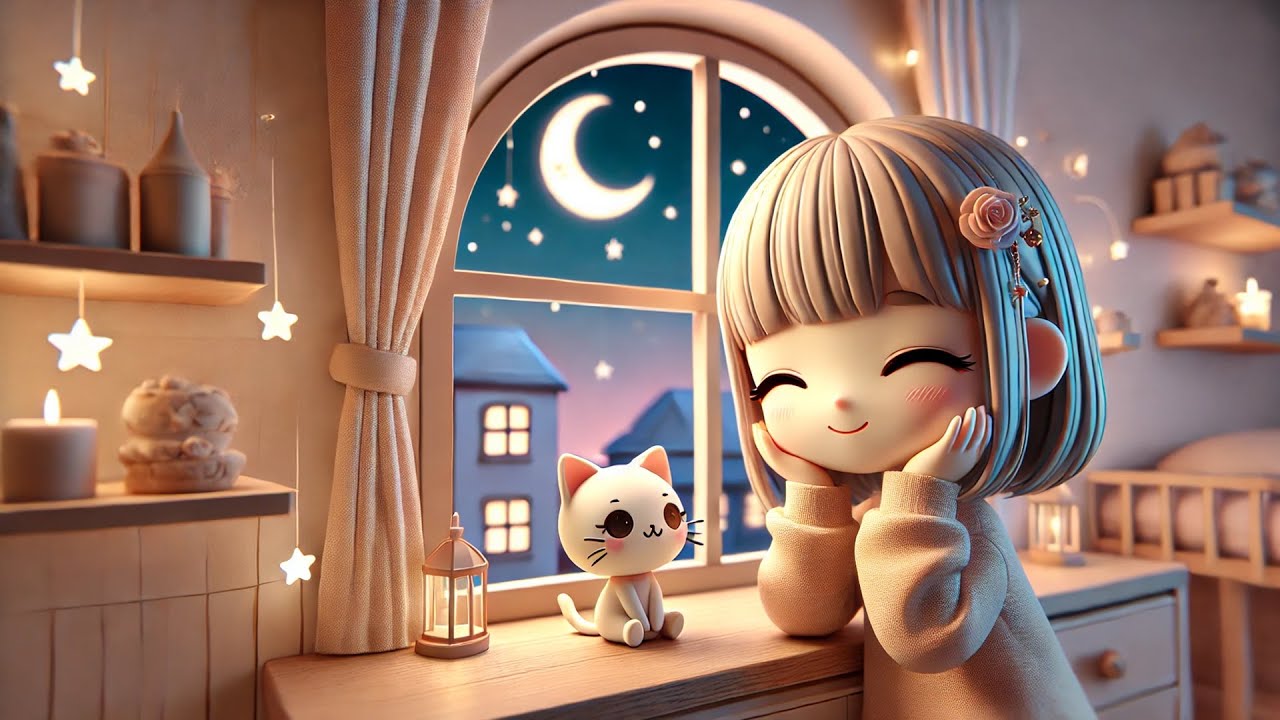 Relaxing Music for Cats & Owners | Soothing Harp & Piano