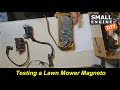 How To Test a Lawn Mower Magneto Coil