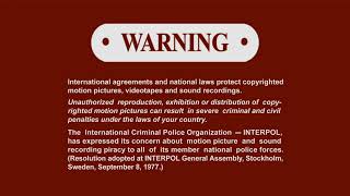 Columbia TriStar DVD Warning screens (Widescreen Version)