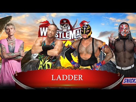 WWE 2k22- LADDER MATCH-cpu