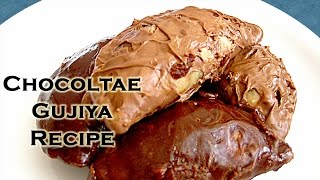 Chocolate Gujiya Recipe - North Indian Sweet Dish Gujia Recipe By Sonia Goyal