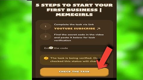 5 STEPS TO START YOUR FIRST BUSINESS TODAY MEMEFI CODE