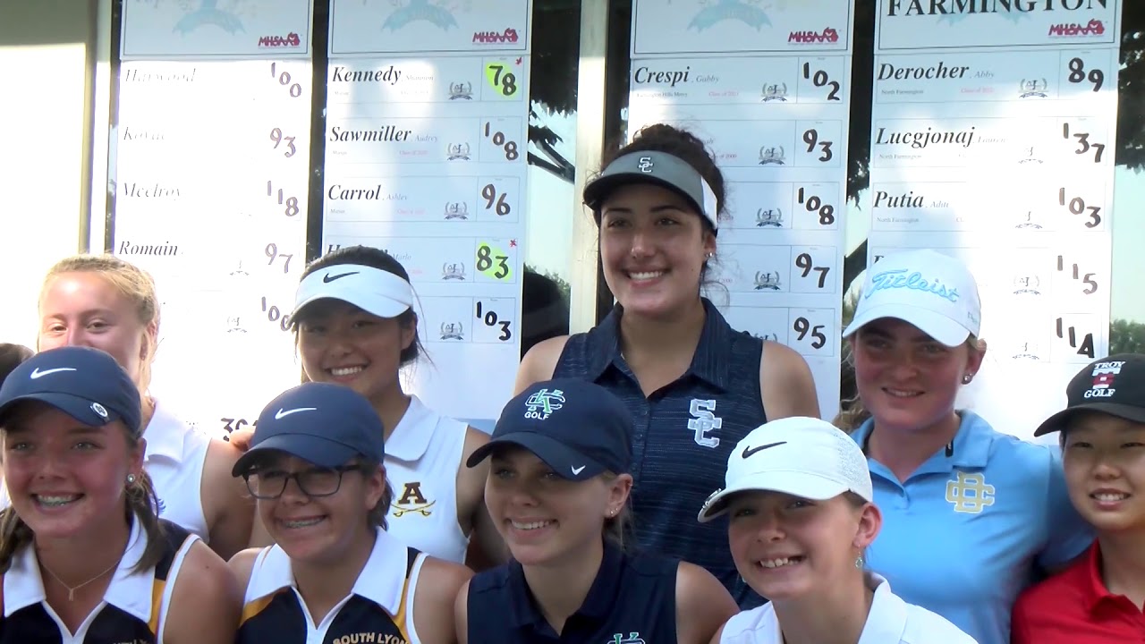 Oakland County Division 1 Girls Golf Championship | 9-19-2019 | STATE CHAMPS! Michigan