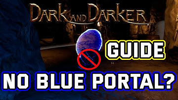 Dark & Darker Guide How to Survive When There is NO BLUE PORTAL IN SIGHT... [Goblin Cave]