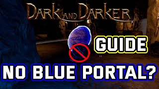 Dark & Darker Guide How to Survive When There is NO BLUE PORTAL IN SIGHT... [Goblin Cave]