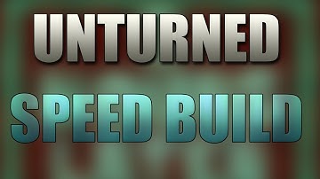 Unturned 3.0 Gameplay - Base Building - Speed Build - Small House