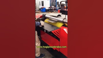 HOGI CNC 2-roller plate rolling machine#hydraulicplaterollingmachine #platerollerrollingmachine