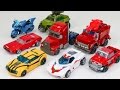 Transformers Prime Autobots Bumblebee Optimus Prime Bulkhead Swerve Truck 8 Vehicle Robot Car Toys