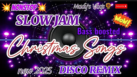 💥 New nonstop SLOWJAM Christmas Songs 🎄 disco Remix || RAGATAK BATTLE MIX Basagan ng Speaker 🔊💥