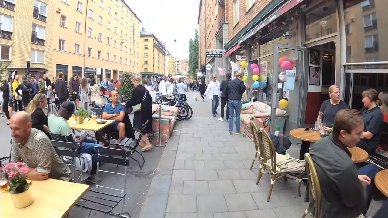 Södermalm - Barer och Restauranger - Skånegatan - Stockholm, SWEDEN