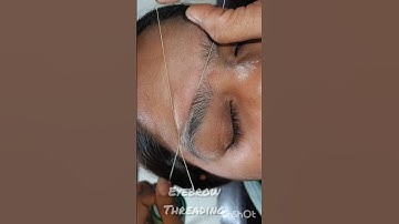 Eyebrow threading tutorial / Eyebrows threading tutorial #shorts #viralvideo #eyebrows #trending