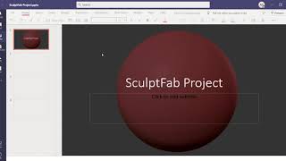 Sculptfab Final Project and Reflection