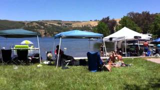 Lake nacimiento on memorial weekend