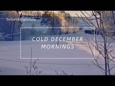 ASMR: cold december mornings