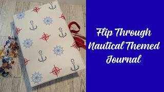 Flip Through Nautical Themed Junk Journal - YouTube