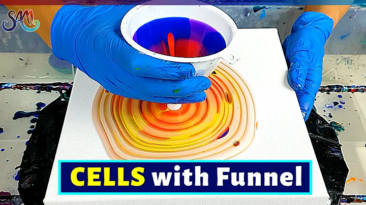 CELLS Explosion! Funnel Pour with Ripple Effect | ...