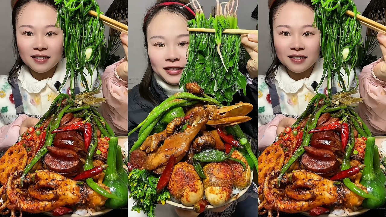 👩‍🍳🔥 Yummy Homemade Dishes – Hot and Ready! Enjoy Meat, Fish & Fresh Boiled Greens!🥩 🌶️