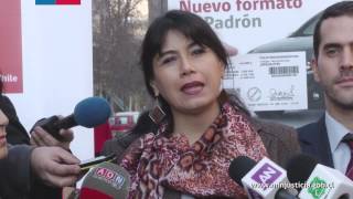 Ministra Javiera Blanco presenta nuevo padrón vehicular y credencial de discapacidad