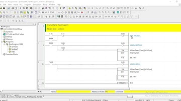 BELAJAR PLC PROGRAMER SEDERHANA FLIP FLOP / LAMPU HATI HATI