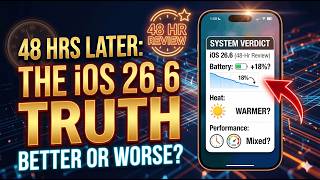 iOS 26.6 Beta 1 After ALMOST A Week– Battery & Performance Tested! screenshot 5